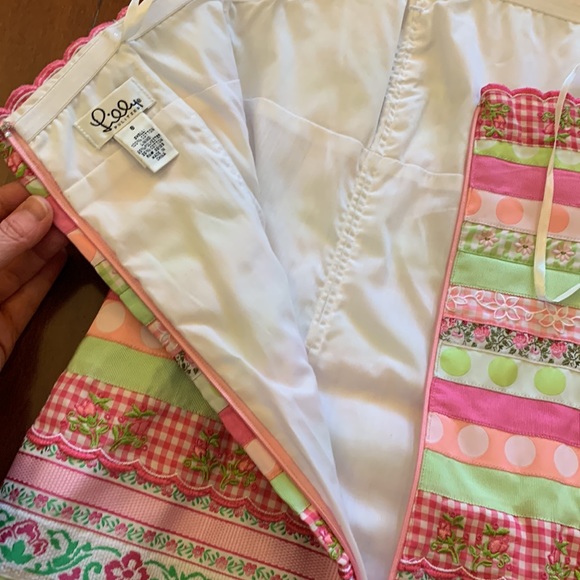 Lilly Pulitzer Size 8 Strapless Dress - Picture 6 of 9